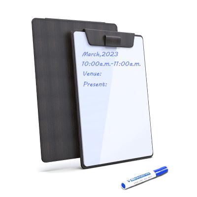 China Reusable Dry Erase Stand Platform Easy Listing Handheld Organizers Office Whiteboard with Storage for sale