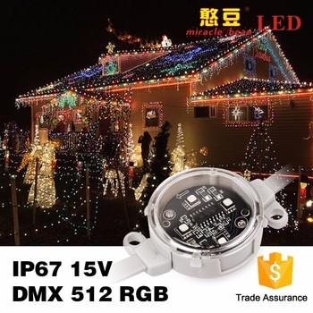 China Van RGB LEIDENE van SMD5050 IP67 LEIDENE Pixelkerstmis Strook Lichte 0.9Watt DC15V Te koop