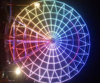 China Pixel-Licht Wunder-Beans SMD5050 IP67 weißes Farbe20mm LED für Riesenrad zu verkaufen