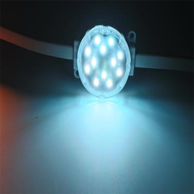 China IP67 Waterproof DC24V 50MM DMX LED RGB Pixel Lights Programmable Full Color Smart Point Light Outdoor for sale