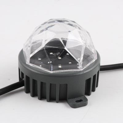 Chine Personnalisable 100 mm IP67 imperméable à l'eau DC24V 50MM DMX LED RGB Pixel Lumières programmables Outdoor projet LED LED points lumineux à vendre