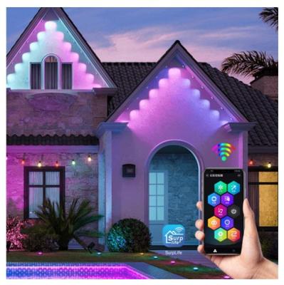 China IP67 Waterproof DC24V 1.5W LED Eave Lights With Colorful RGBW Lighting For Outdoor for sale