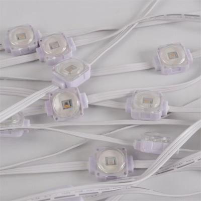 China 24V Brilliant Colorful Rgbw LED Pixel Point Outdoor LED Eave Lights Kit for sale