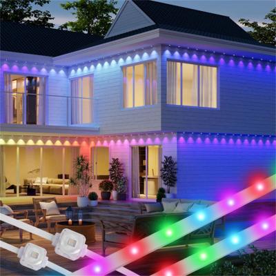 China Outdoor Waterproof Rgbw Led Point Holiday Christmas Pixel Decoration Lights Led Eave Lights for sale