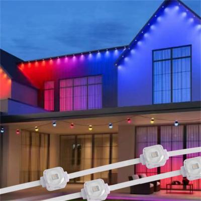 China Außen 20mm RGBW LED-Eave-Leuchten mit Wifi und Fernbedienung zu verkaufen