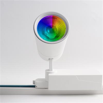 中国 WiFi LED トラックライト マルチモード 展示室 リビング 寝室 KTV ミュージックホール ライト カラー RGBW 販売のため