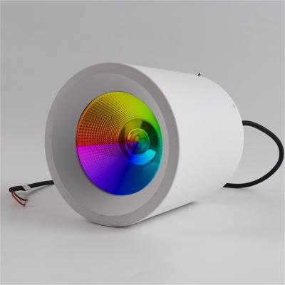 China Lâmpadas redondas WiFi LED com ambiente colorido multi-modo Instalação fácil à venda