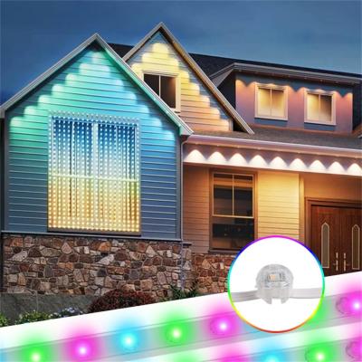 China Dimmable 24V RGBW LED Eaves Lights The Perfect Outdoor Christmas Lighting Solution for sale