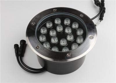 Chine La tache menée allume les lumières décoratives d'IP65 18W DC24V LED autour de la lampe enterrée moulue 2 ans de garantie à vendre