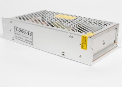 Cina 200W ha condotto l'alimentazione elettrica di commutazione di CA DC12V 24V del driver per la luce di striscia principale Tin Box in vendita