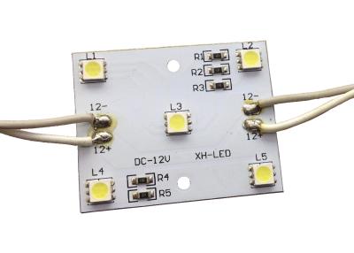 China DC 12V 5 SMD 5050 LED Point Light For LED Signboard / Channel Letters for sale