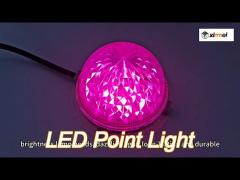 miracle bean point led light ip67 dc12v 0.3w rgb smd5050 waterproof