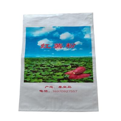 China Safety Recyclable Polypropylene PP Woven Laminated Bags For Rice Printing Clear Line PP Woven Sack Bags Bag for sale