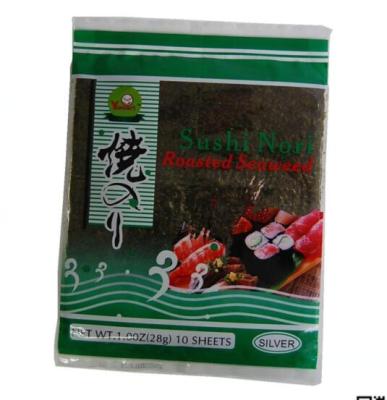 China Dry sushi nori/roasted seaweed/nori sheets for sale