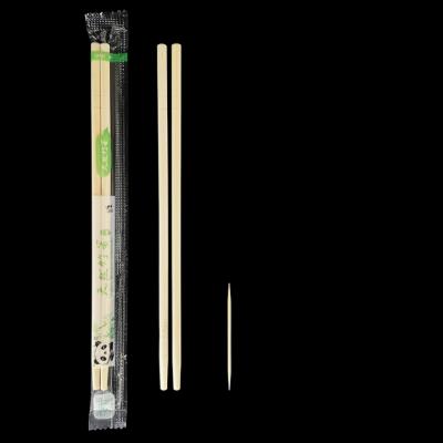 China Disposable bamboo chopsticks with stick for sale