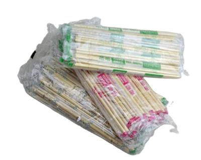 China Disposable Round Bamboo Chopsticks With Stick for sale