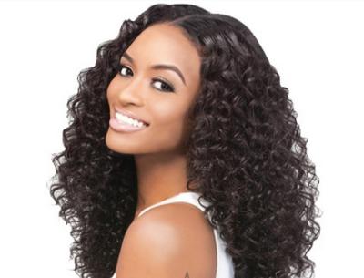 China Double Drawn Real Brazilian Human Hair Extensions With Soft And Clean en venta