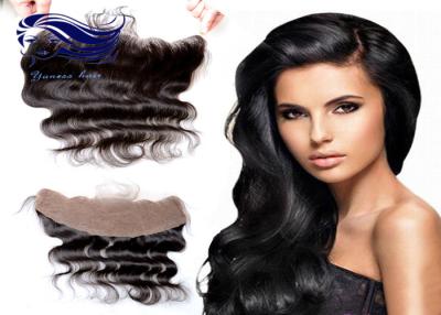 Κίνα Front Side Part Lace Closure / Remy Lace Front Weave Closure Medium Brown προς πώληση