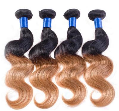 China 3 extensiones reales de Ombre del pelo del color de tono sin enredo ningún vertimiento en venta