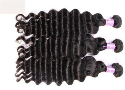 China El cabello humano peruano dibujado doble de las extensiones del pelo del grado 8A cose en armadura en venta