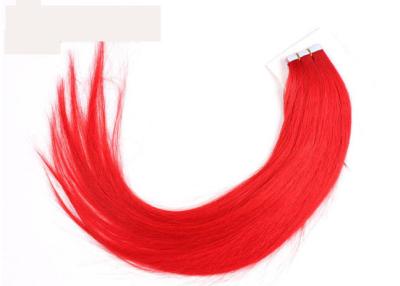 China Papeleo liso suave en trama doble de la piel de la PU del lado de las extensiones del pelo en venta