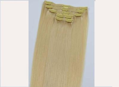 China Unprocessed Raw Clip In Human Hair , Grade 7A Virgin Hair for sale