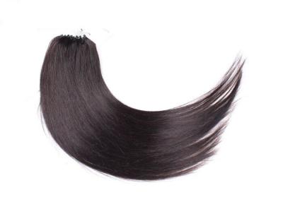 China Extensiones micro largas negras naturales del pelo del anillo de 30 pulgadas para el trabajo de la belleza en venta