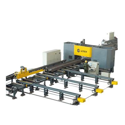 China Steel Structure Farication Hot Sale High Speed CNC H Beam Drilling Machine Line Used in Steel Structure Fabrication for sale