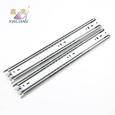 China Modern Heavy Duty Drawer Slides 51mm With Lock Ball Bearing Drawer Slide 120kgs for sale