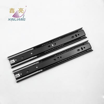 China Modern Soft Close Push Ball Bearing Ball Bearing Drawer Slide Open Telescopic Drawer Slide for sale