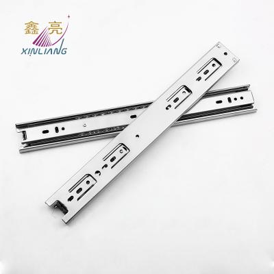 China Modern 42mm Full Extension Ball Bearing Drawer Slide Kitchen Telescopic Drawer Slide for sale