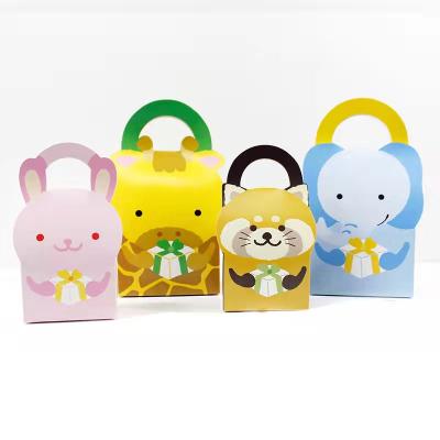 China Wholesale Creative Recycled Paper Gifts Party Gifts Custom Candy Materials Candy Box Colorful Cardboard Cute Recycled Paper Boxes for sale