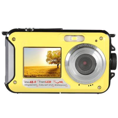 China Cheap Camera Cheap high-definition 2.7K waterproof dual screen photography and video recording student digital portable camera for sale