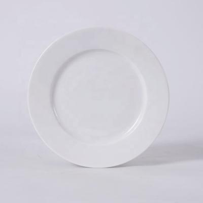 China Bulk Sustainable White Cheap Price Small Ceramic Tableware Dishes For Restaurant for sale