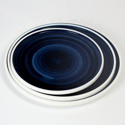 China Sustainable Oven Safe Restaurant Used Elegant Banquet Ceramic Dinner Plates And Dishes For Sale for sale