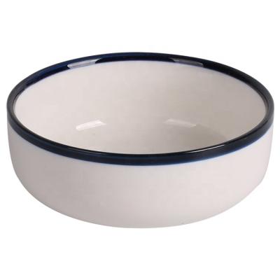 China Sustainable OEM Dip Pottery Ware Korean Style Small Size Sauce Bowl For Restaurant for sale