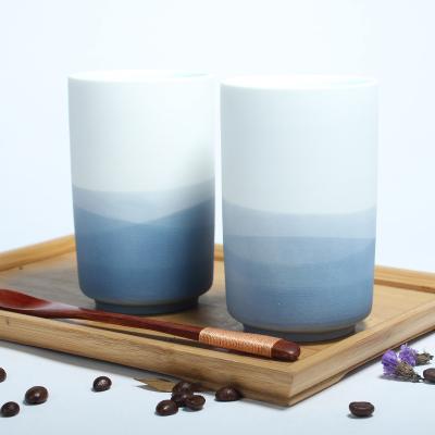 China Disposable Daily Used Modern Design Water Tea Handmade Ceramic Coffee Mug Without Handle for sale