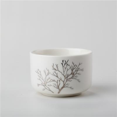 China China Supplier Disposable Turkish Cheap White Ceramic Tea Cup Small Without Handle for sale