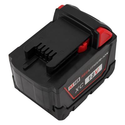 China Power tools for Milwaukee Lithium ion batteries in the case of power drills M18 18v 3.0ah 4.0ah 5.0ah 6.0ah 7.5ah for milwaukee battery for sale