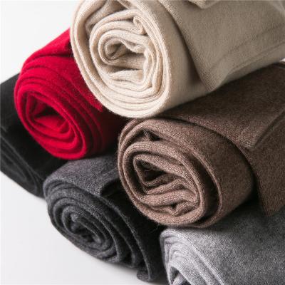 China Anti-wrinkle New Arrivals Spring 100% Cashmere Women's Long Knit Pants. for sale