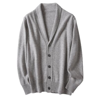 China Anti-wrinkle spring pure cashmere knitted sweater cardigans for mens male for sale