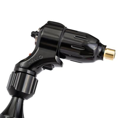 China HELLO 2 Direct Drive Tattoo Machine Professional Interface Permanent RCA Interface Adjustable Brushless Motor Speed ​​Machine for sale