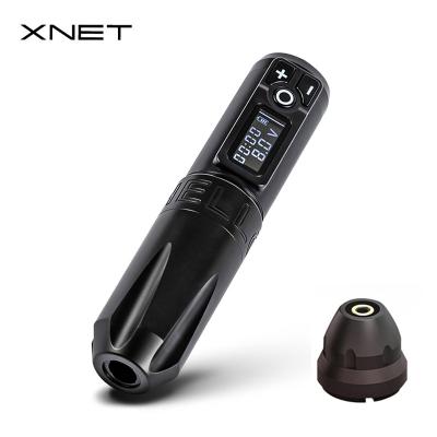 China Xnet Trident Permanent Rotary Tattoo Pen 1950mah Battery Free Wireless Ink Cartridge Machine Tattoo Device for sale