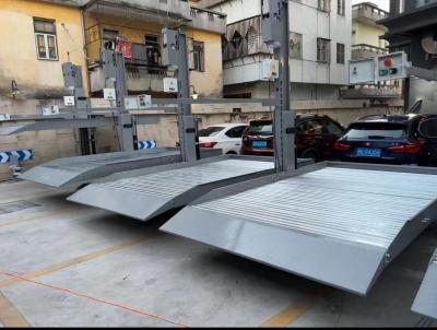 China AA4C buiten 2 Post Parkeerplaats Parkeerlift met dubbele kolommen Parkeerlift Autoopslag Parkeerlift 2.3T 2.7T 3.2T Te koop