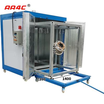 China AA4C Rim Baking Oven Wheel Rim Curing Oven With Trolley Rim Drying Oven AA-RCO161814T for sale