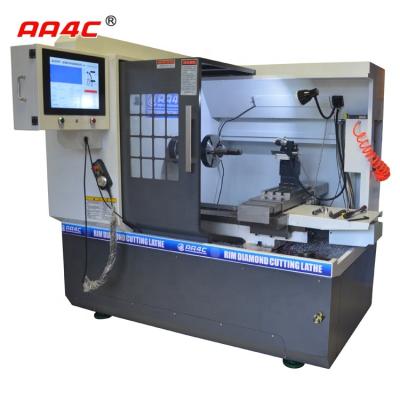 China Car Rim Mobile Alloy Wheel Diamond Cutting Machine Refurbished Cnc Lathe Wheel Straightening Repair for sale