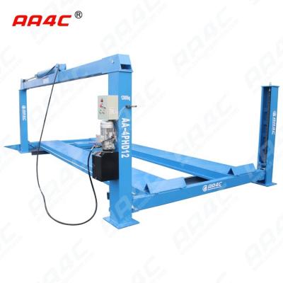 China AA4C 8T 10T 12T Elevador de vehículos pesados 4 columnas Auto ascensor autobús camión ascensor ascensor automático sistema de estacionamiento de vehículos en venta