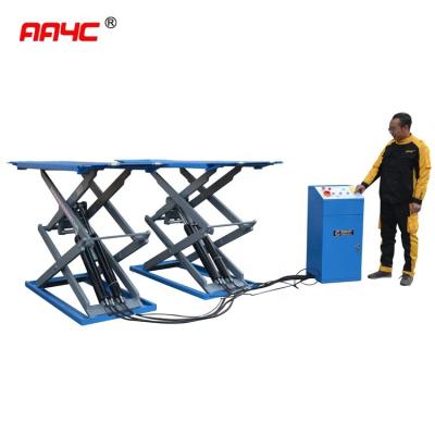 中国 控えめなFull Rise Scissor Vehicle Lift Surface Mounted 3T 6613lbs 販売のため