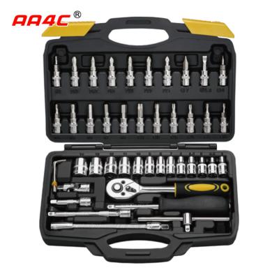 China Herramientas A1-X04606 del banco de trabajo de las herramientas de la mano del hardware del estante del equipo de herramienta de la reparación auto de AA4C 46pcs en venta