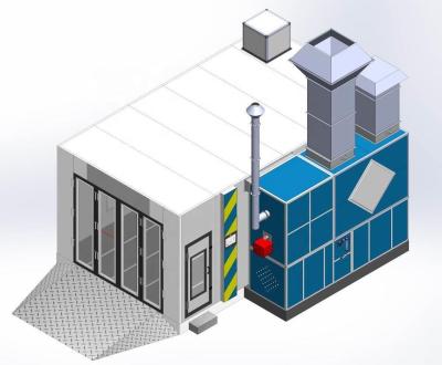 Китай Будочка краски изготовленного на заказ шкафа будочки брызг корабля тележки автомобильная со спасением жары продается